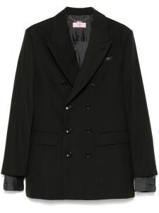 Двубортный пиджак Martine Rose, черный