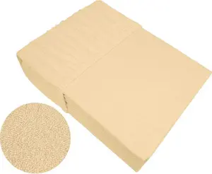 Простыня на резинке, махровая, плотная, 100х200, капучино Greno