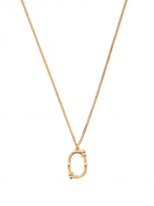 Колье O Alphabet Pendant Emanuele Bicocchi, золотой