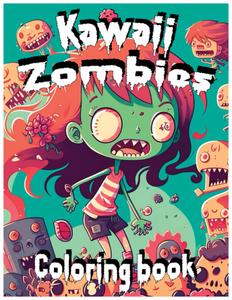 Kawaii zombies coloring book: Cute and Creepy Kawaii Zombie Coloring Pages for Stress Relief and Fun (Chibi Horror edition) (Independently published)