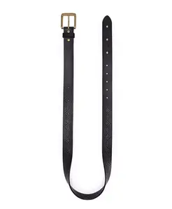 Женский кожаный ремень Daisy Blossom OLD TREND, черный