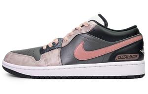 Jordan Кроссовки баскетбольные мужские Air 1 Cushioning Low-Top Vintage коричнево-красные, цвет Brown Red