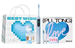 Электрическая зубная щетка Times, синий