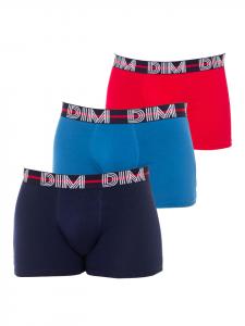 DIM Комплект из 3 штук: боксерские трусы разных цветов