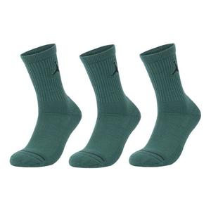 Носки Air Jordan Everyday Max Crew Basketball Casual Sports Breathable Sports Socks Couple Style 3 Pairs Gray Green SX5545-333