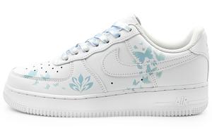 Nike Кроссовки Air Force 1 для скейтбординга, износостойкие, низкие, мужские, сине-белые