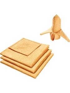 Erwin Müller Жаккардовые, хлопчатобумажные, тканые салфетки, упаковка из 4 штук, цвет «Хамм» (манго)