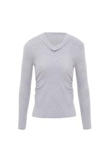 Пуловер leo selection, серый