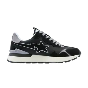 Кроссовки BAPE Roadsta Express #3 M1 Black, черный