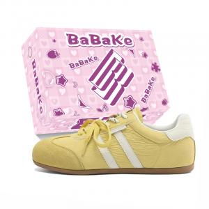 Низкие женские скейтерские кеды Babak, Yellow[High-Quality Upgraded-Box]
