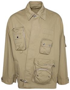 Асимметричная утилитарная куртка Lanvin x Future, коричневый