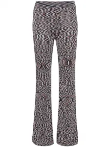 Расклешенные брюки с завышенной талией Missoni, синий