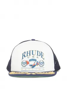 Шляпа с логотипом Rhude, синий