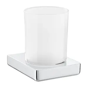 Tempo Roca настенный подстаканник и подставка для зубных щеток, хром