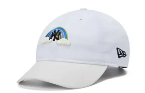 New Era Бейсболка унисекс белая, White
