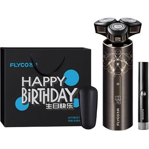 Бритва MARVEL FS989 с тремя лезвиями для всего тела, моющаяся, с функцией умного сенсора FLYCO, Fs989 Iron Man+Birthday Box Limited Edition