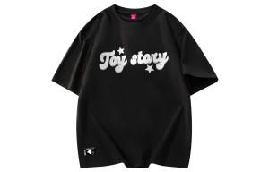 Футболки унисекс с круглым вырезом, узкий прямой крой Disney, черный