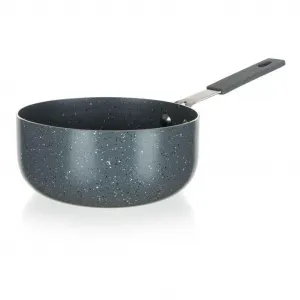 Кастрюля с ручкой 14х6 см Антипригарное покрытие ГРАНИТ Серый Banquet