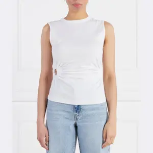 Топ стандартного кроя Karl Lagerfeld, белый