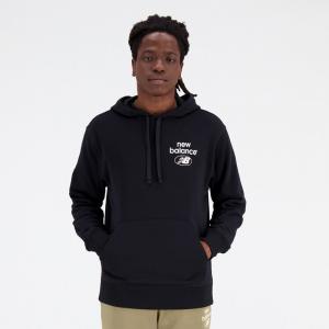 Футболка nb essentials hoodie New Balance, цвет bk