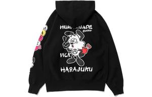 Толстовка x verdy vick pizza HUMAN MADE, черный