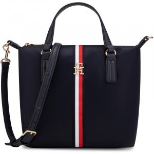 Tommy Hilfiger Большая полиамидная женская сумка разноцветная, Navy Blue FAP