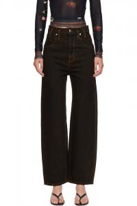 Мешковатые джинсы Eckhaus Latta, цвет mud