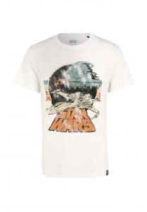 Футболка Звездные войны Империя наносит ответный удар ретро X-Wing в неподвластном времени дизайне Re:Covered, белый