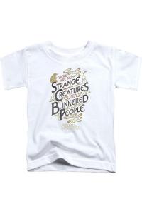 Фантастические твари 2 Футболка с коротким рукавом для детей "Ослепленные люди" Gildan, белый