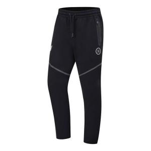 Штаны way of wade logo трикотажные спортивные штаны Li-Ning, черный