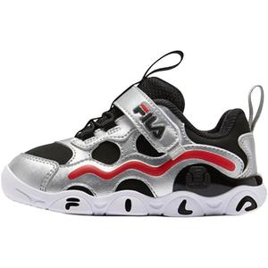 FILA KIDS Jagger 2 нескользящие поддерживающие низкие детские ботинки silver/black/red для малышей