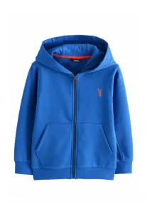Толстовка на молнии с логотипом оленя Next, Blue
