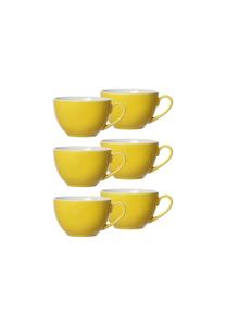 Кружки кофейные Ritzenhoff & Breker Doppio, 200 мл, 6 штук, желтый