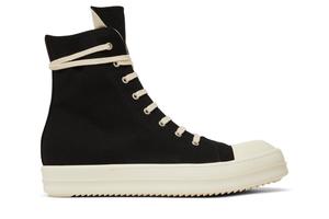 Высокие кроссовки Rick Owens DRKSHDW Strobe Cotton Denim High, черный