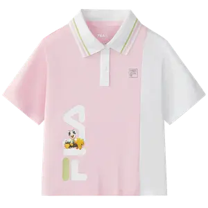 Поло для детей 3-7 лет FILA KIDS, нежно-розовый