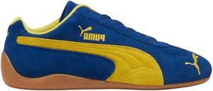 Мужские кроссовки PUMA Speedcat OG с шнуровкой - синие с желтым, повседневные
