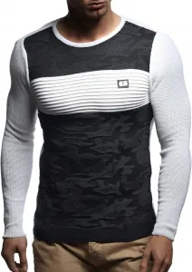 Leif Nelson LN1645 мужской вязаный пуловер