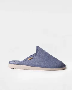 Женские домашние тапочки из ткани однотонные Toni Pons, синий