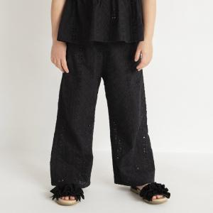 Брюки с вышивкой в виде фестончатого края Branshes, цвет Black