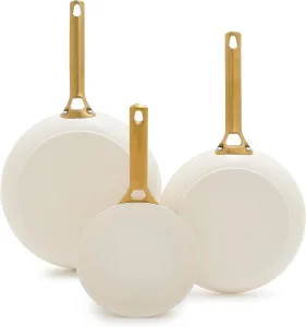 Набор сковородок GreenPan, 20/25/30 см, кремовый