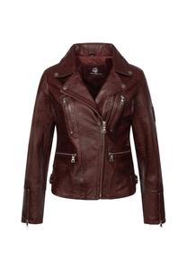 Кожаный пиджак Rock Creek, цвет Weinrot