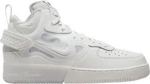 Кроссовки Air Force 1 Mid React 'Summit White', белый