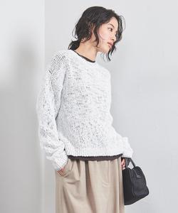 Пуловер с круглым вырезом и разноцветным принтом United Arrows, цвет White