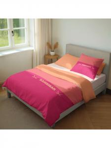 Постельное белье Zanzibar Louis, 135 x 200 см, розово-оранжевый Sansibar, 135 x 200 + 80 x 80 см