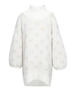 Знаменитый длинный свитер HãSt, белый