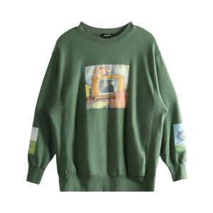 Топ Undercover Men C/S Classic Fit Crewneck Top 'Muted Green'