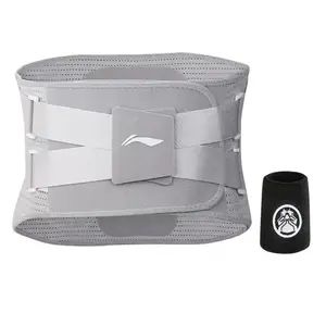 Бандаж для спины polyester, nylon фитнес, бег взрослые защитный LINING, черный