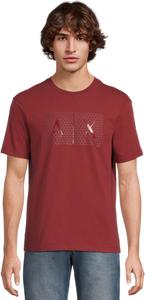 Футболка Armani Exchange Slim Fit Box Logo T-shirt, цвет Pomegranate