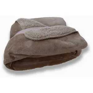 Плед для дома HARI из норковой шерсти Wirth, Cognac