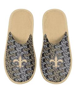 Молодежные тапочки New Orleans Saints Team для мальчиков и девочек Foco, черный
